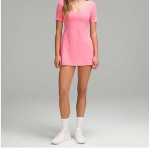 Lululemon align Pink Short Sleeve Dress